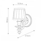 HK-DUNHILL1 Dunhill 1 Light Wall Light Royal Bronze