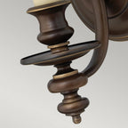 HK-DUNHILL1 Dunhill 1 Light Wall Light Royal Bronze