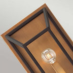 HK-FULTON2 Fulton 2 Light Wall Light Bronze and Brass (S)