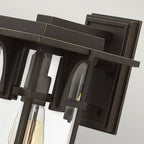 HK-MANHATTAN2-M Manhattan Outdoor 1 Light Medium Wall Lantern Oil Rubbed Bronze