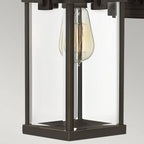 HK-MANHATTAN2-M Manhattan Outdoor 1 Light Medium Wall Lantern Oil Rubbed Bronze