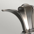 HK-PLANT-BATH-PL Plantation Bathroom 1 Light Wall Light Polished Antique Nickel