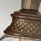 HK-PLANT-BATH-PZ Plantation Bathroom 1 Light Wall Light Pearl Bronze