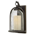 HK-QUINCY-M Quincy Outdoor 1 Light Medium Wall Lantern Oil Rubbed Bronze