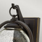 HK-QUINCY-M Quincy Outdoor 1 Light Medium Wall Lantern Oil Rubbed Bronze