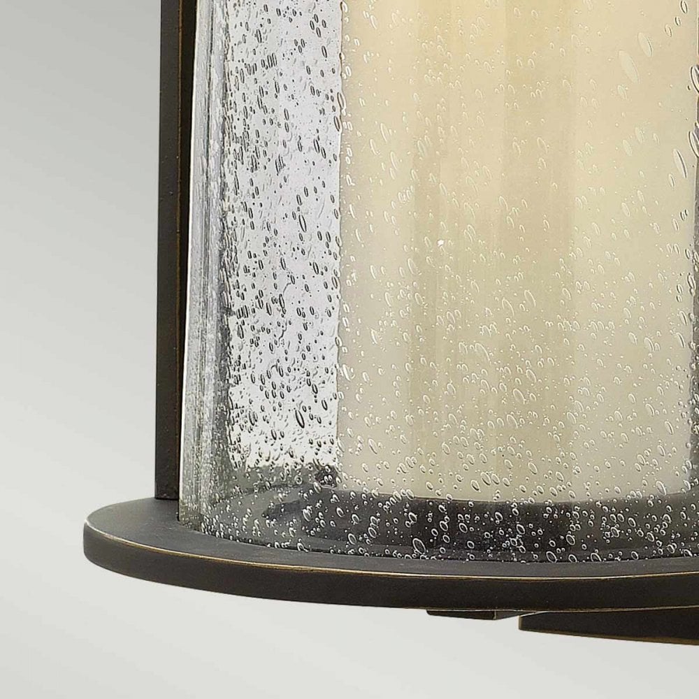 HK-QUINCY-M Quincy Outdoor 1 Light Medium Wall Lantern Oil Rubbed Bronze