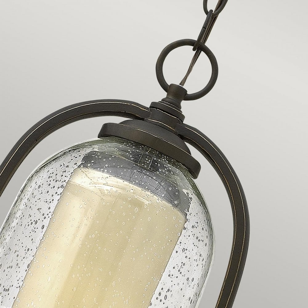 HK-QUINCY8-M Quincy Outdoor 1 Light Medium Chain Lantern Oil Rubbed Bronze