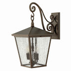 HK-TRELLIS2-L Trellis Outdoor 4 Light Large Wall Lantern Regency Bronze