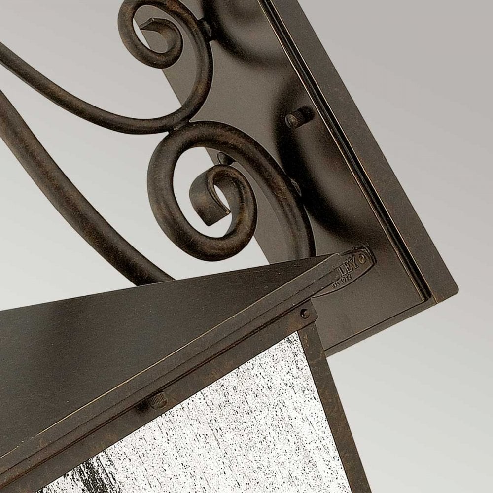 HK-TRELLIS2-L Trellis Outdoor 4 Light Large Wall Lantern Regency Bronze