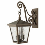 HK-TRELLIS2-M Trellis Outdoor 3 Light Medium Wall Lantern Regency Bronze