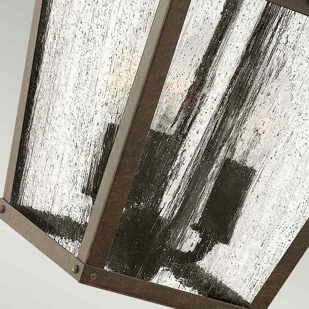 HK-TRELLIS2-M Trellis Outdoor 3 Light Medium Wall Lantern Regency Bronze