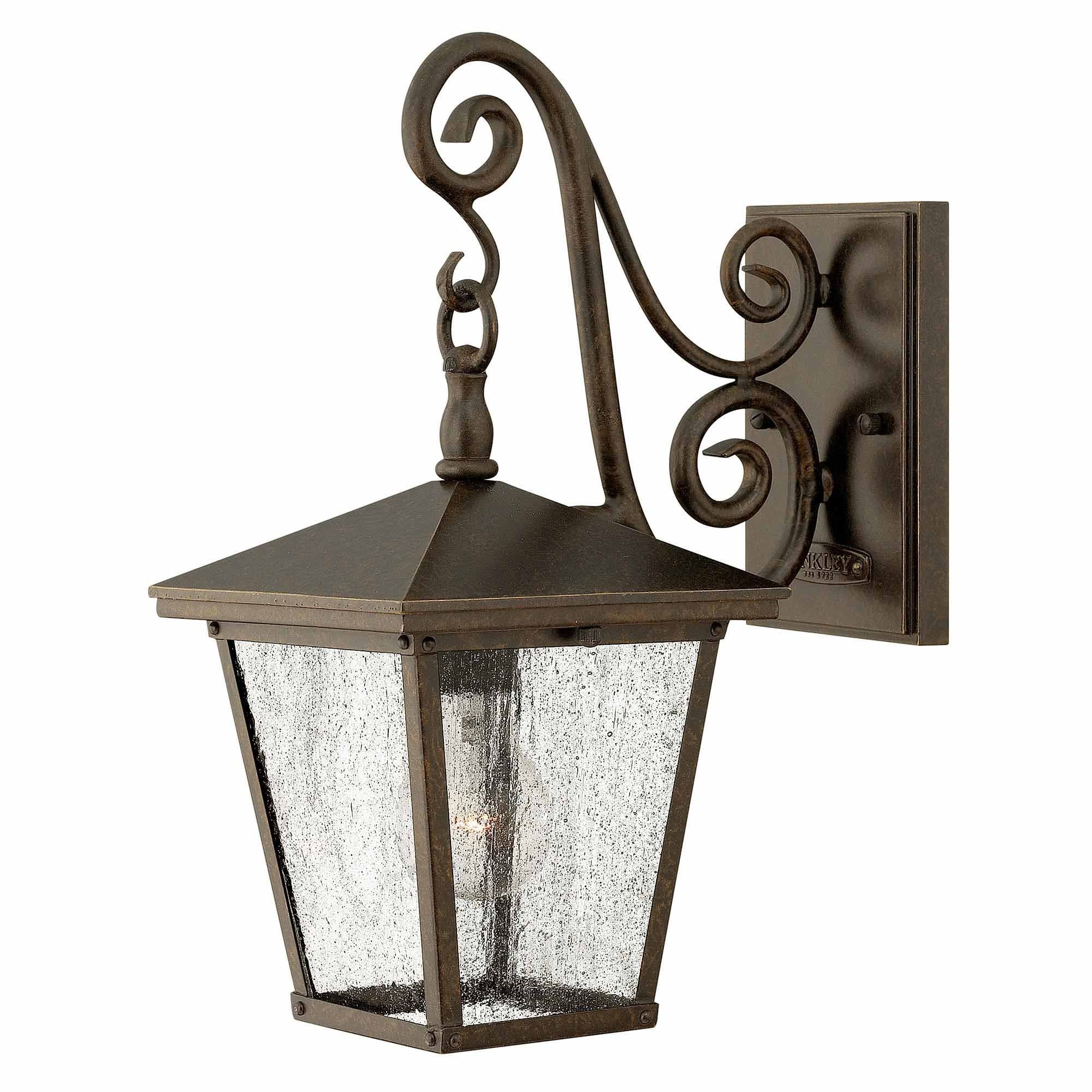 HK-TRELLIS2-S Trellis Outdoor 1 Light Small Wall Lantern Regency Bronze