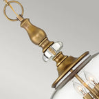 HK-WEXLEY-3P-HB Wexley 3 Light Pendant Heritage Brass