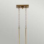 QZ-EMERY3P-WS Emery 3 Light Island Chandelier Weathered Brass