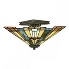 QZ-INGLENOOK-SF Inglenook 2 Light Semi-Flush Valiant Bronze