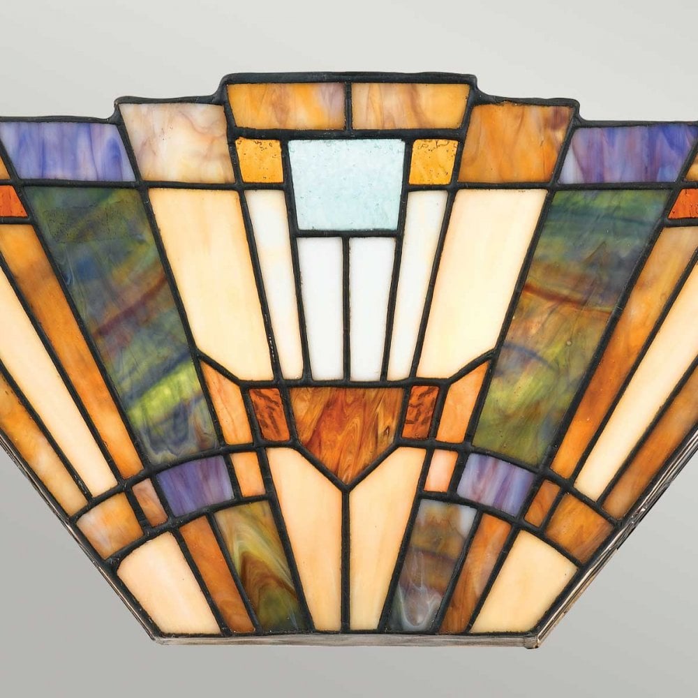 QZ-INGLENOOK-WU Inglenook 2 Light Wall Lighter Valiant Bronze