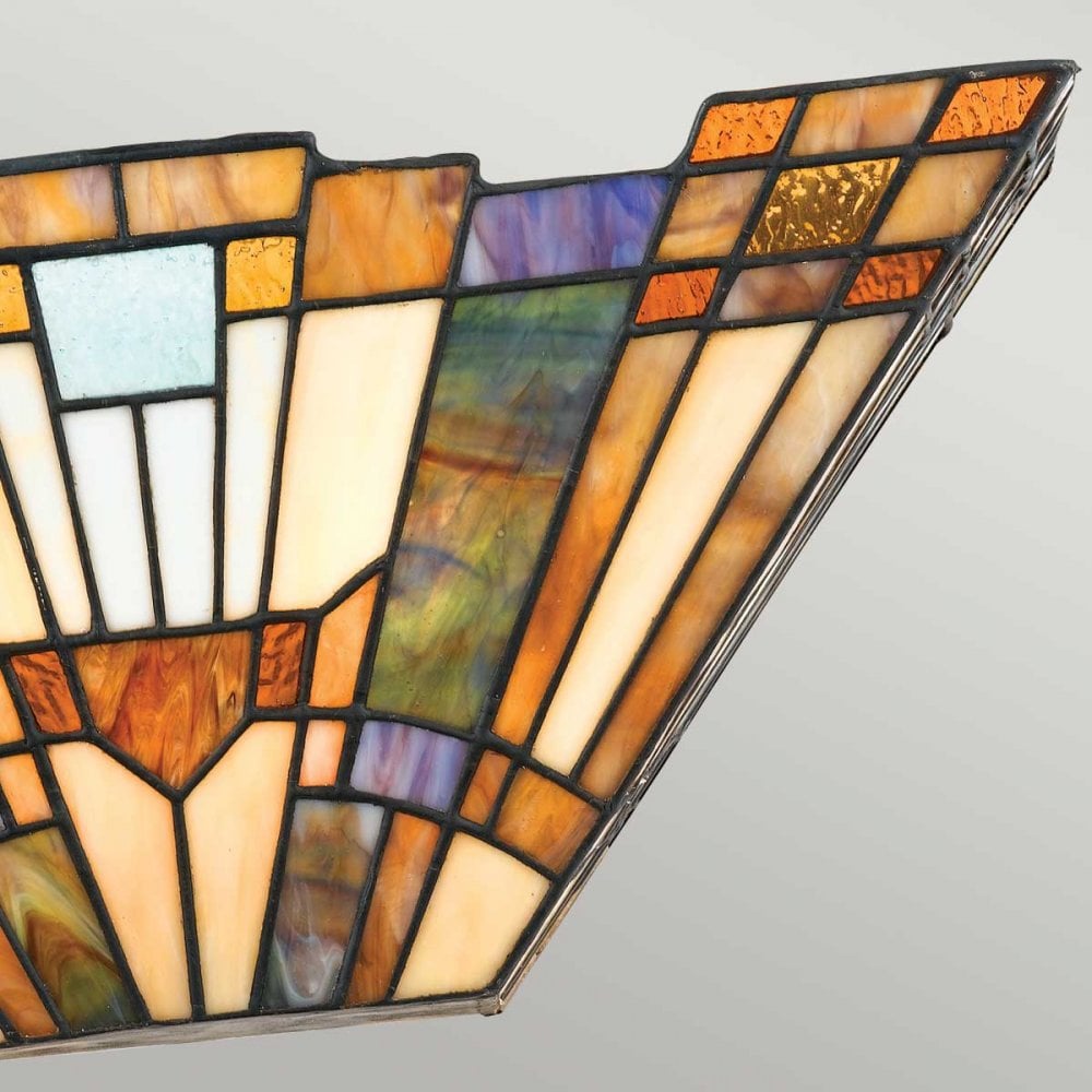 QZ-INGLENOOK-WU Inglenook 2 Light Wall Lighter Valiant Bronze