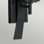 QZ-KYLE1 Kyle 1 Light Wall Light Imperial Bronze with Onyx Shade