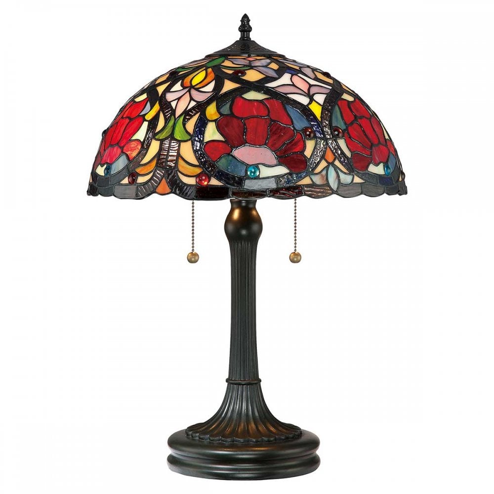 QZ-LARISSA-TL Larissa 2 Light Table Lamp Vintage Bronze