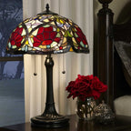 QZ-LARISSA-TL Larissa 2 Light Table Lamp Vintage Bronze