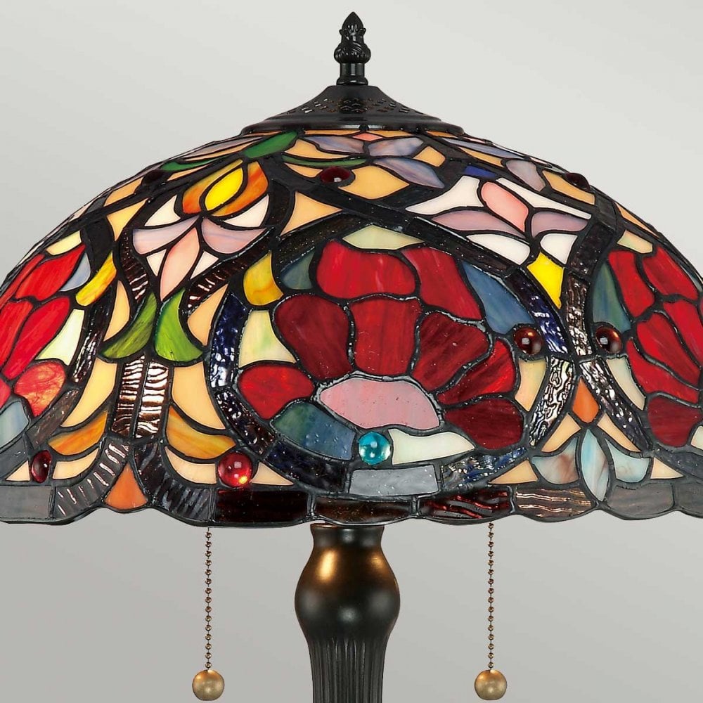 QZ-LARISSA-TL Larissa 2 Light Table Lamp Vintage Bronze