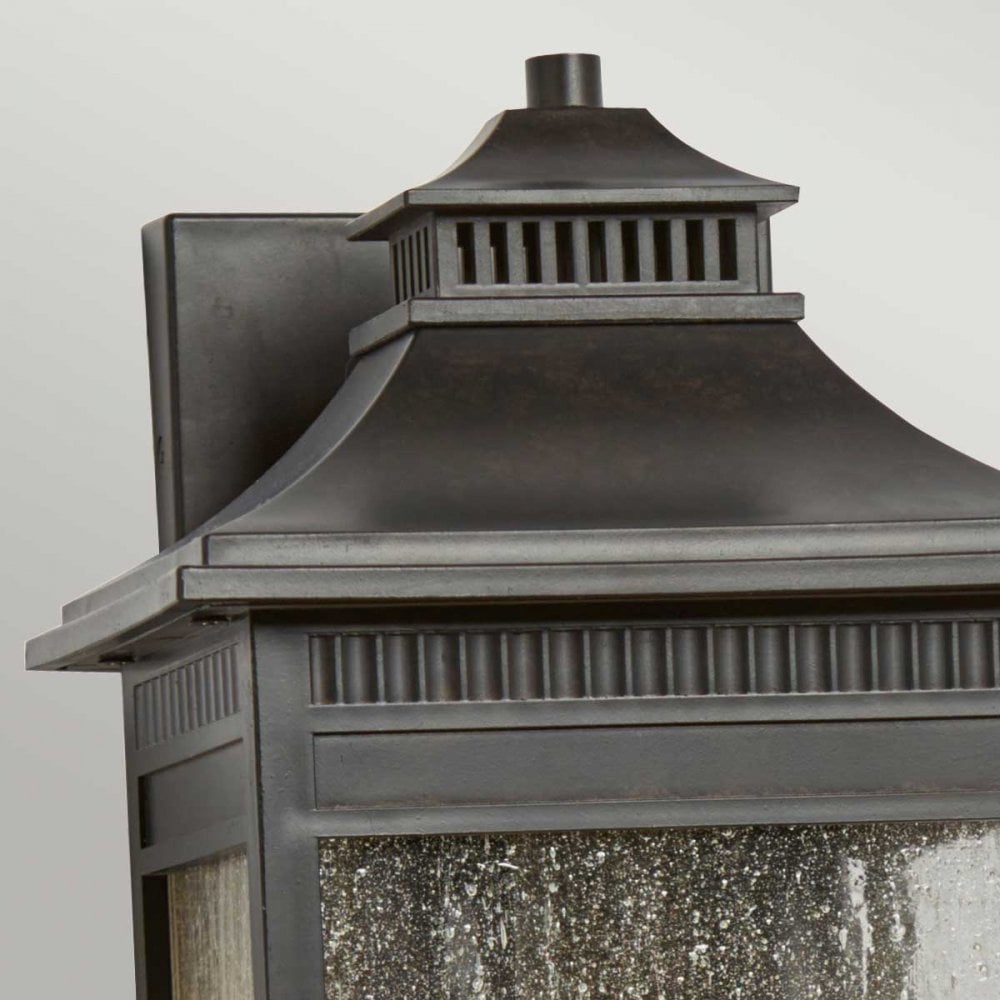 QZ-LIVINGSTON2-M Livingston Outdoor 2 Light Medium Wall Lantern Imperial Bronze