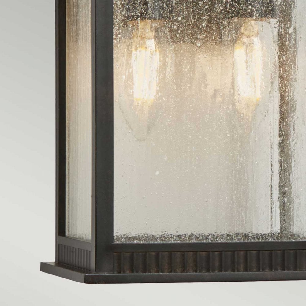 QZ-LIVINGSTON2-M Livingston Outdoor 2 Light Medium Wall Lantern Imperial Bronze
