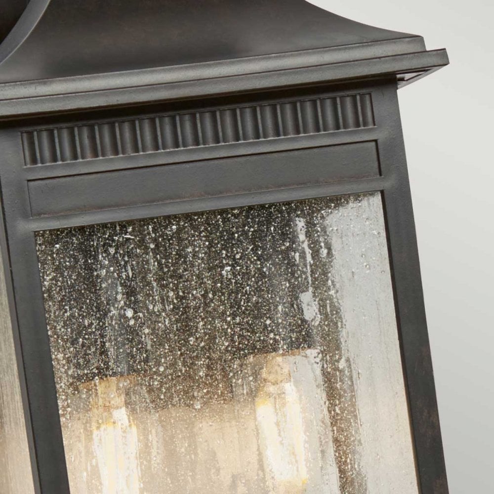 QZ-LIVINGSTON2-M Livingston Outdoor 2 Light Medium Wall Lantern Imperial Bronze