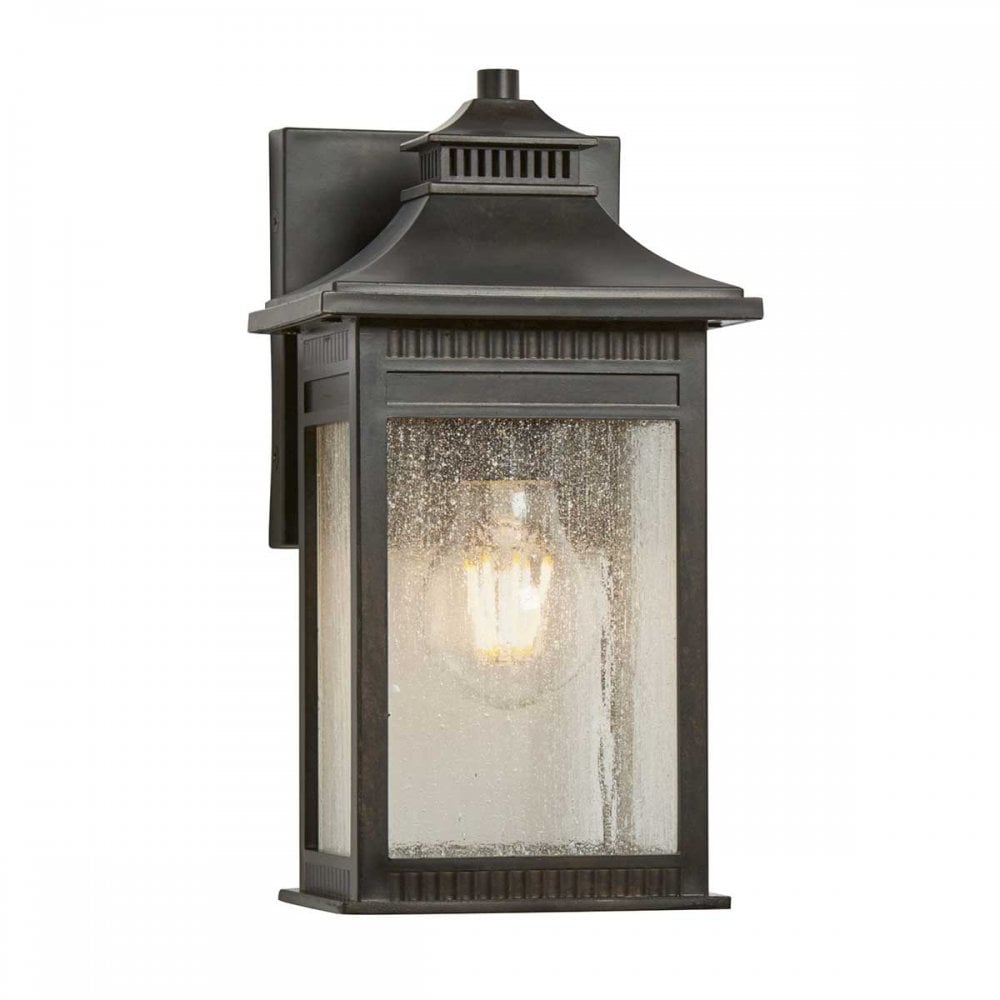 QZ-LIVINGSTON2-S Livingston Outdoor 1 Light Small Wall Lantern Imperial Bronze
