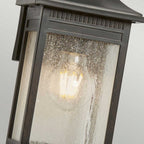 QZ-LIVINGSTON2-S Livingston Outdoor 1 Light Small Wall Lantern Imperial Bronze