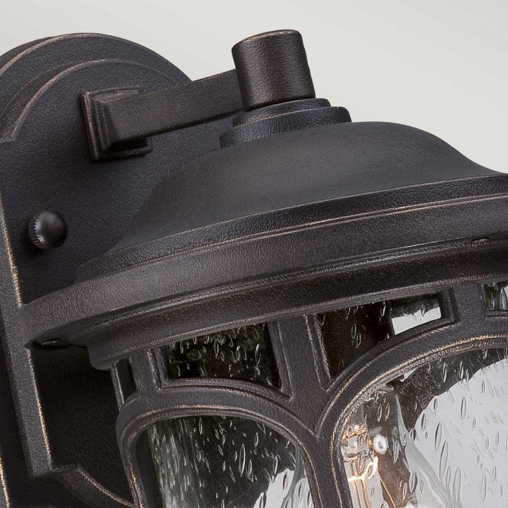QZ-MARBLEHEAD2-S Marblehead Outdoor 1 Light Small Wall Lantern Palladian Bronze