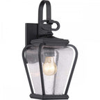 QZ-PROVINCE2-S Province Outdoor 1 Light Wall Lantern Mystic Black