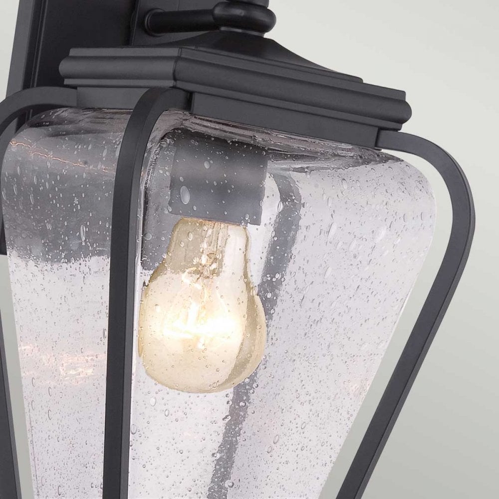 QZ-PROVINCE2-S Province Outdoor 1 Light Wall Lantern Mystic Black