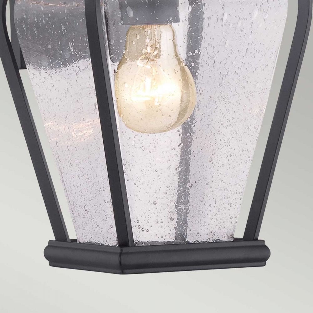 QZ-PROVINCE2-S Province Outdoor 1 Light Wall Lantern Mystic Black
