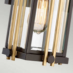 QZ-GOLDENROD2-S Goldenrod Outdoor 1 Light Small Wall Lantern Western Bronze
