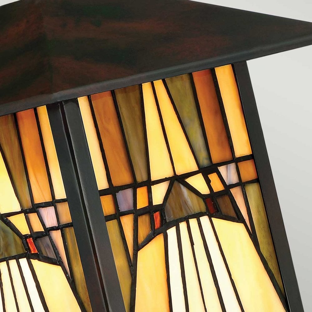 QZ-INGLENOOK2-M Inglenook Outdoor 1 Light Outdoor Medium Wall Lantern Valiant Bronze