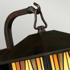 QZ-INGLENOOK2-S Inglenook Outdoor 1 Light Outdoor Small Wall Lantern Valiant Bronze