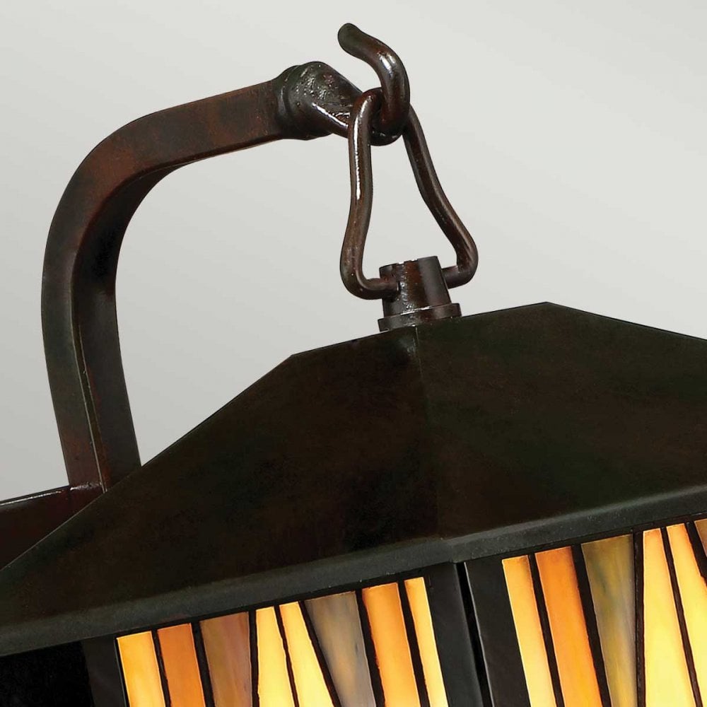 QZ-INGLENOOK2-S Inglenook Outdoor 1 Light Outdoor Small Wall Lantern Valiant Bronze