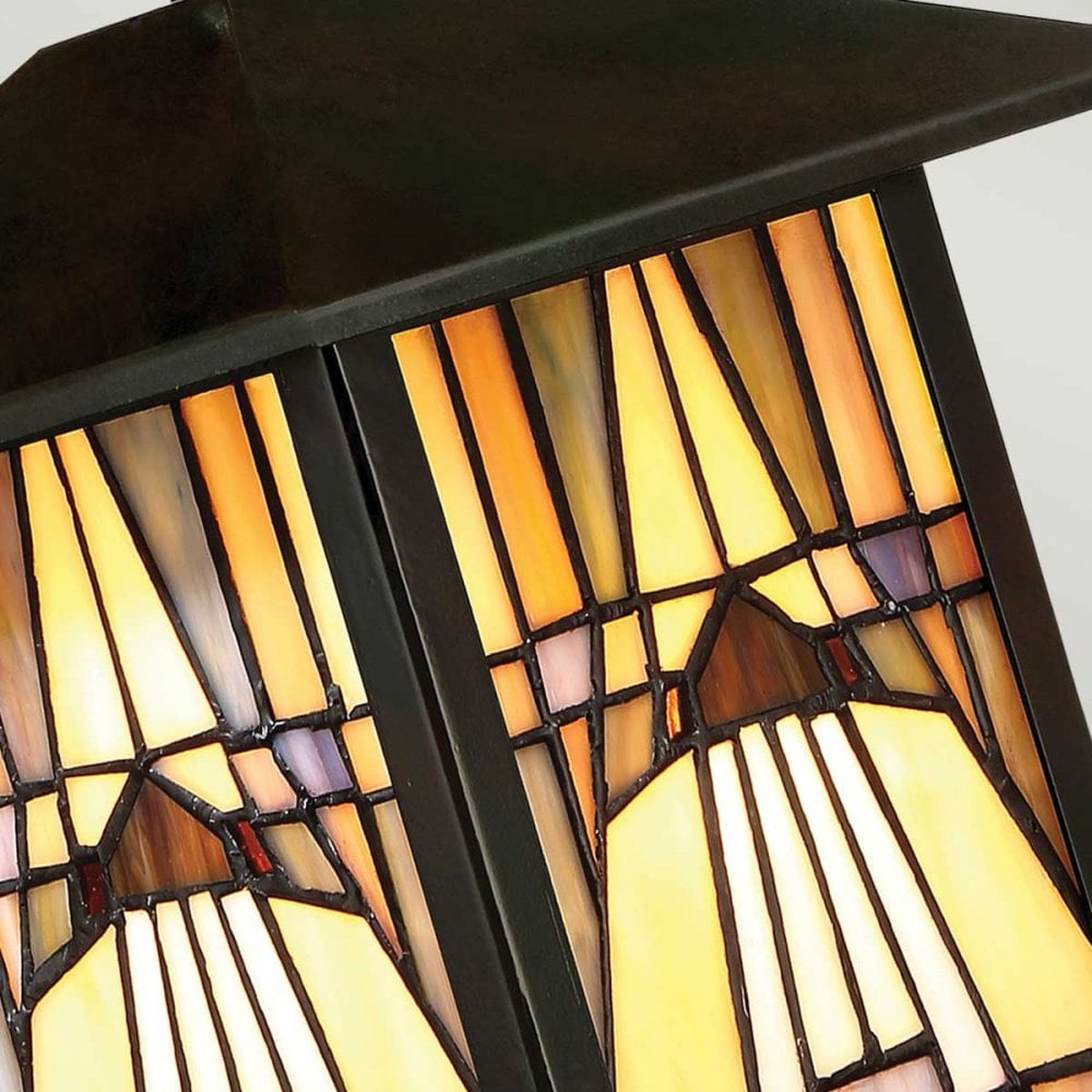 QZ-INGLENOOK2-S Inglenook Outdoor 1 Light Outdoor Small Wall Lantern Valiant Bronze
