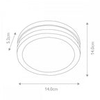 ANO-1W Ano Outdoor 1 Light Wall/Ceiling Lantern Graphite