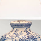 BLUE-G-JAR-TL Blue Ginger Jar 1 Light Table Lamp Blue and White