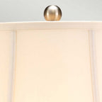 BLUE-TRAD-WP-TL Blue Traditional 1 Light Table Lamp Blue and White