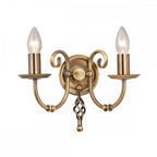 ART2-AGD-BRASS Artisan 2 Light Wall Light Aged Brass