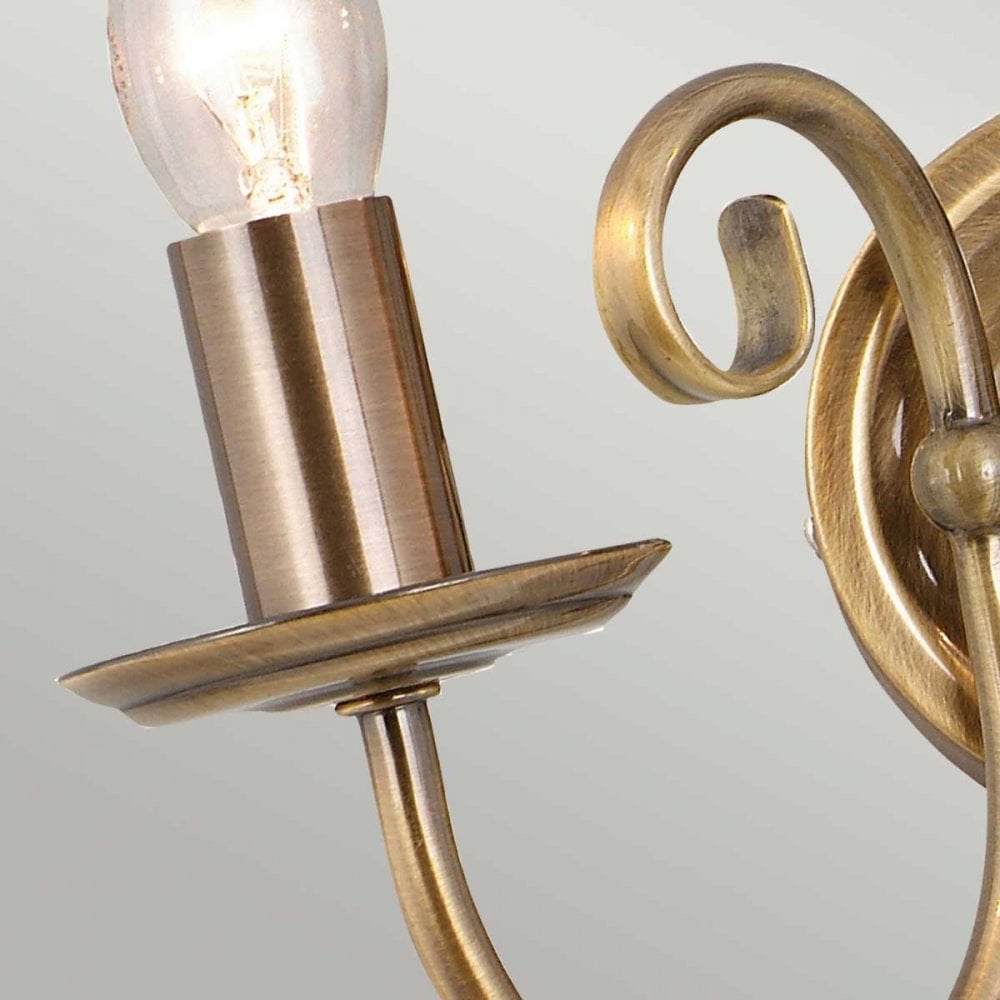 ART2-AGD-BRASS Artisan 2 Light Wall Light Aged Brass