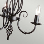 ART3-BLACK Artisan 3 Light Chandelier Black