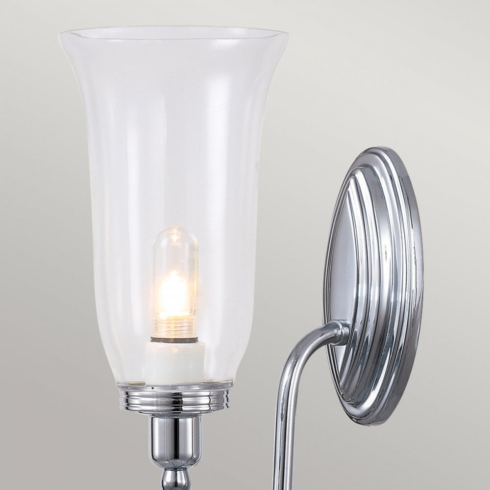BATH-BLAKE2-PC Blake Bathroom 1 Wall Light Polished Chrome