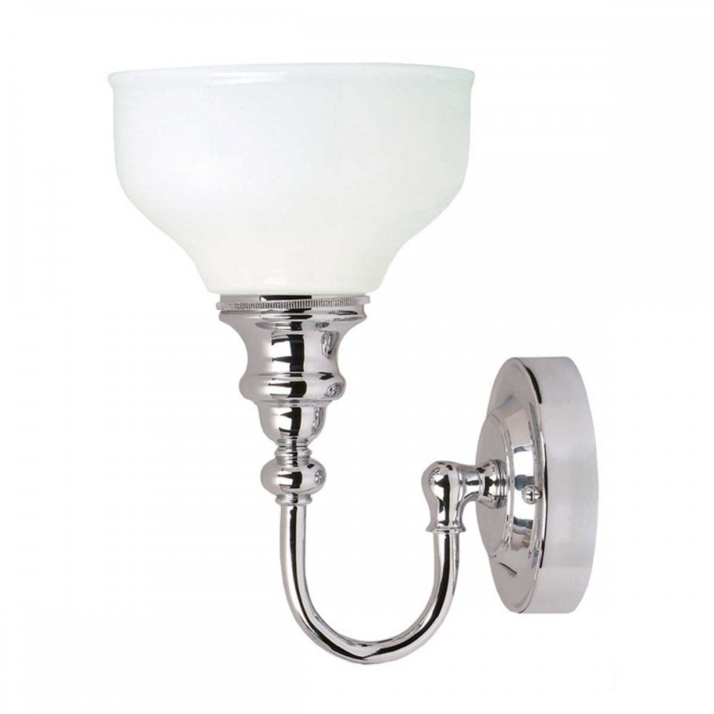 BATH-CD1 Cheadle Bathroom 1 Light Wall Light Polished Chrome