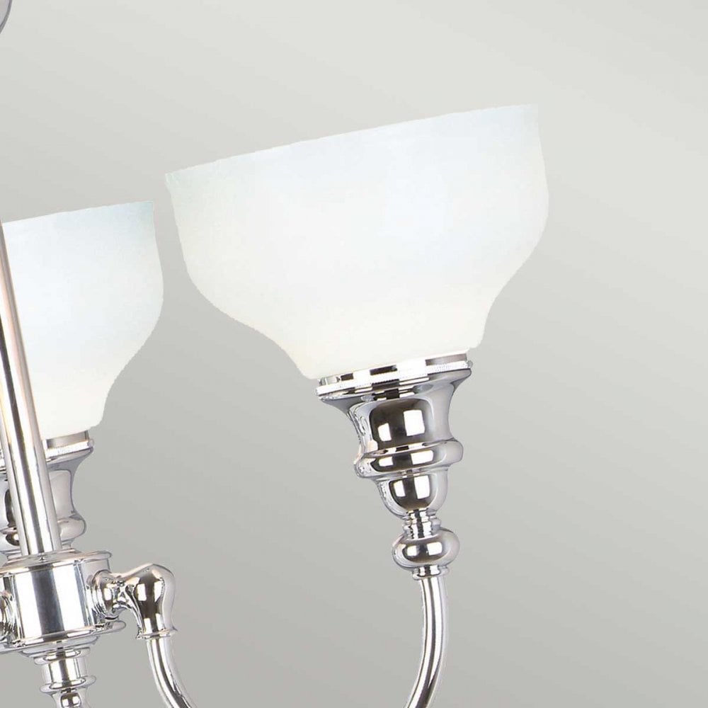 BATH-CD3 Cheadle Bathroom 3 Light Semi-Flush Polished Chrome