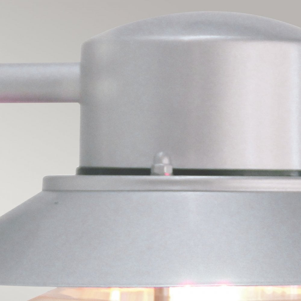 COPENHAGEN Copenhagen Outdoor 1 Light Wall Lantern Silver