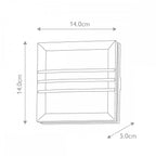 EGIL-2W Egil Outdoor 1 Light Wall/Ceiling Lantern Graphite